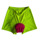 Womens Fashion Clothing Sportswear Cycling Wear Comfortable Breathable Underwear Shorts Fluorescent Green XXL