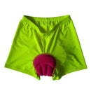 Womens Fashion Clothing Sportswear Cycling Wear Comfortable Breathable Underwear Shorts Fluorescent Green XXL