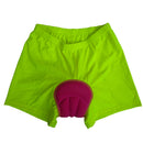 Womens Fashion Clothing Sportswear Cycling Wear Comfortable Breathable Underwear Shorts Fluorescent Green XL