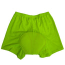 Womens Fashion Clothing Sportswear Cycling Wear Comfortable Breathable Underwear Shorts Fluorescent Green XXL