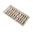 Easy Apply Reusable 10 Pairs Long Thick Cross Artificial Eyelashes Eye Makeup Cosmetic Tools 6-13MM