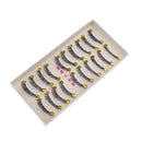 10 Pairs Makeup Handmade Cross Style False Eyelashes Crisscross Voluminous Eye Lashes