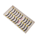 10 Pairs Makeup Handmade Cross Style False Eyelashes Crisscross Voluminous Eye Lashes