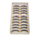 10 Pairs Makeup Handmade Cross Style False Eyelashes Crisscross Voluminous Eye Lashes