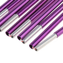 Foldable Retractable 11 Sections Tent Poles Outdoor Travel Hiking Accessories 320cm Fuchsia