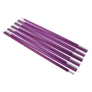 Foldable Retractable 11 Sections Tent Poles Outdoor Travel Hiking Accessories 320cm Fuchsia