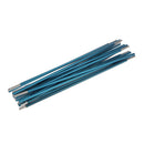 Foldable Retractable 11 Sections Tent Poles Outdoor Travel Hiking Accessories 345cm Blue