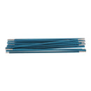 Foldable Retractable 11 Sections Tent Poles Outdoor Travel Hiking Accessories 345cm Blue