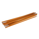 Foldable Retractable 11 Sections Tent Poles Outdoor Travel Hiking Accessories 365cm Gold