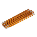 Foldable Retractable 11 Sections Tent Poles Outdoor Travel Hiking Accessories 385cm Gold