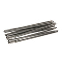 Foldable Retractable 11 Sections Tent Poles Outdoor Travel Hiking Accessories 485cm Silver Grey