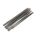 Foldable Retractable 11 Sections Tent Poles Outdoor Travel Hiking Accessories 485cm Silver Grey
