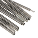 Foldable Retractable 11 Sections Tent Poles Outdoor Travel Hiking Accessories 485cm Silver Grey