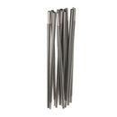 Foldable Retractable 11 Sections Tent Poles Outdoor Travel Hiking Accessories 485cm Silver Grey