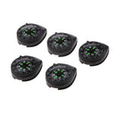 5pcs Set Outdoor Hiking Travel Removable Mini Clip-on Watchband Compass