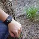 5pcs Set Outdoor Hiking Travel Removable Mini Clip-on Watchband Compass
