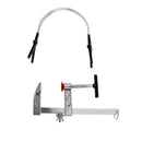 Portable 360 Degree Adjustable Aluminium Alloy Raft Boat Fishing Rod Holder with Clamp