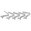 5pcs Kayak Paddle Push Snap Button Tent Awning Pole Clips Hollow Single Pin 6MM x 7MM