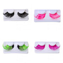Pair Of False Exaggeration Eyelashes Extensions Makeup Fancy Dress Halloween Cosmetic Tools 8-23mm Black