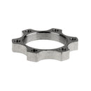 Heavy Duty Metal Bike Bicycle Freewheel Threaded Hubs Disk Disc Brake Rotor Flange Adapter - 34mm 6 Bolts