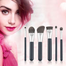 6PCS Flat Angled ROund Cosmetic Makeup Brush for Lip Eyeshadow Eyebrow Cheek Powder Foundation