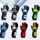 Men Winter Motorcycle Hiking Ski Snow Snowboarding Gloves Grey