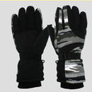 Men Winter Motorcycle Hiking Ski Snow Snowboarding Gloves Grey