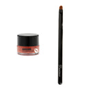 Waterproof Longlasting Moisturizing No Blooming Non-stick Cup Lip Tint Gloss Cheek Blusher + Brush Women Cosmetic Makeup Tools