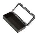 Beauty Cosmetic Makeup Brush Womens Jewelry Ring Earrings Eyelash Storage Holder Organizer Box Container Black