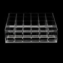 Acrylic 24 Lipstick Holder Display Cosmetic Organizer Makeup Case Storage