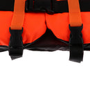 Professional Life Jacket Swimwear Polyester Life Vest for Water Sports Swimming Drifting Surfing (L, Orange)