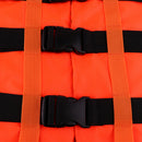 Professional Life Jacket Swimwear Polyester Life Vest for Water Sports Swimming Drifting Surfing (L, Orange)