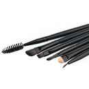 6pcs Makeup Brush Set Professional Powder Eyeshadow Eyeliner Lip Brush Tools