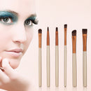 6x Pro Makeup Brushes Set Powder Foundation Face Eyeshadow Lip Brush Tool