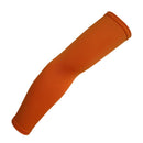 Sun UV Protection Arm Sleeves Cycling Golf Sports Arm Cooler Orange
