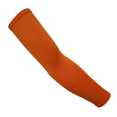 Sun UV Protection Arm Sleeves Cycling Golf Sports Arm Cooler Orange