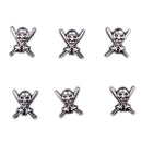 20pcs Pirate Pattern Alloy Stickers DIY Chic Decors Nail Art Tips