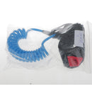Safety Coil Paddle Leash Fishing Rod Tether Leash for Kayak Canoe Boat Blue