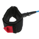 Safety Coil Paddle Leash Fishing Rod Tether Leash for Kayak Canoe Boat Blue