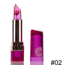 Moisturizing Jelly Flower Lipstick Color Changing Lip Gloss - Grape Flavor