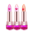 Moisturizing Jelly Flower Lipstick Color Changing Lip Gloss - Grape Flavor