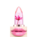 Peach Flavor Jelly Flower Lipstick Color Changing Long Lasting Lip Gloss
