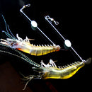 9.4cm Lifelike Sinking Shrimp Saltwater Soft Fishing Lures with Hook