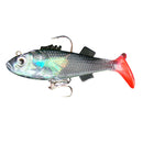 8cm 3D Eyes Artificial Lures Life-like Fishing Lures Minnow Baits with Hooks