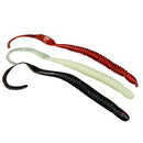 3Pcs Multicolor 14.5cm Earthworm Fishing Baits Soft Plastic Artificial Lure