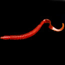 3Pcs Multicolor 14.5cm Earthworm Fishing Baits Soft Plastic Artificial Lure