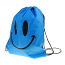 Smile Face Drawstring Swimming Bag Beach Bag Sports Gym Backpack