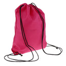 Drawstring Swimming Bag Beach Bag Sports Gym Backpack Pink