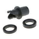 Outdoor Inflatable Boat Surfboard Kayak Canoe Valve Adapter Air Foot Pump Hose 5cm Long