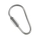 Camping Tool D Shape Carabiner Screw Lock Buckle Snap Clip Backpack Hook
